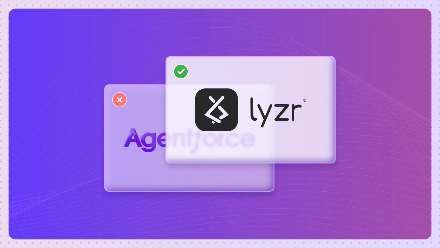 Why Lyzr is the Leading Agentforce Alternative Across Industries and Functions