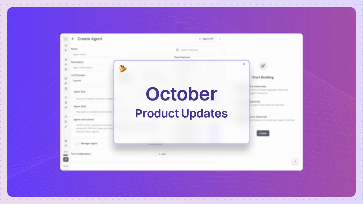 October Product Updates: Build Faster, Connect Smarter