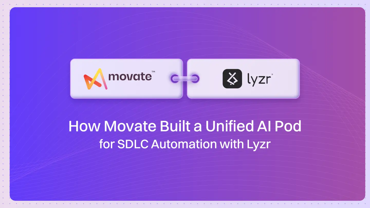 How Movate Built a Unified AI Pod for SDLC Automation with Lyzr 