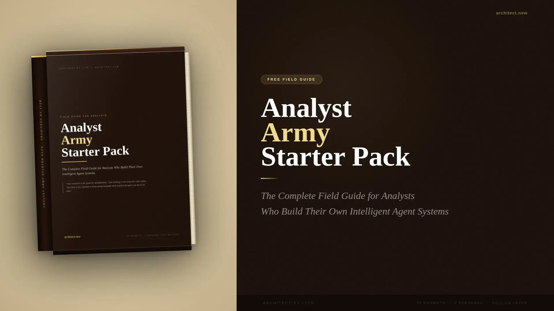 Analyst Army Starter Pack