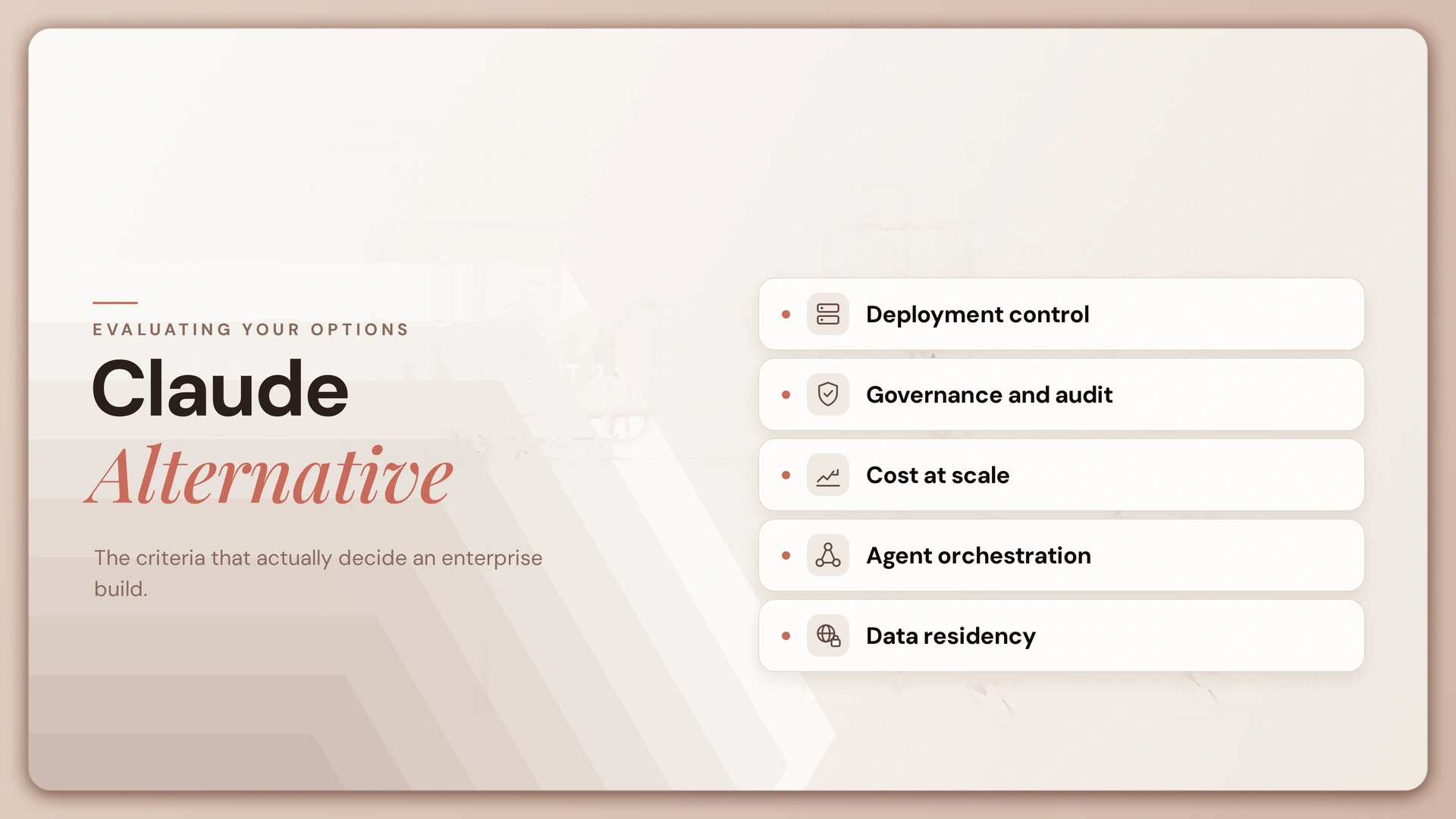 Claude Alternative for Enterprise: What to Evaluate