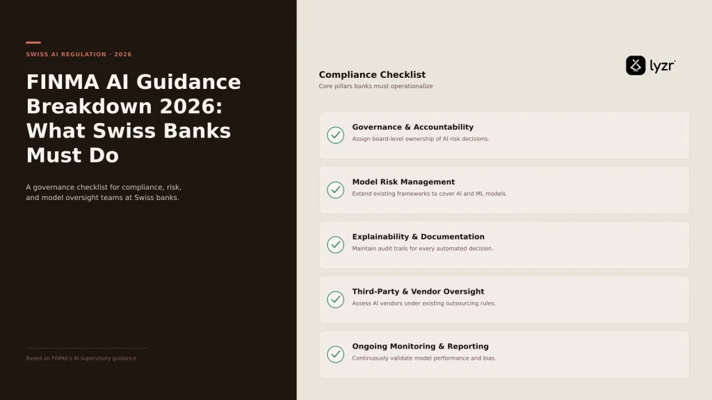 FINMA AI Guidance Breakdown 2026: What Swiss Banks Must Do